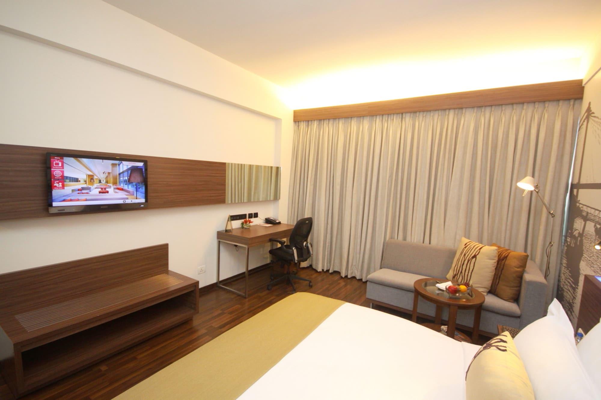 加尔各答威万塔em岔路酒店 外观 照片 A room at the hotel