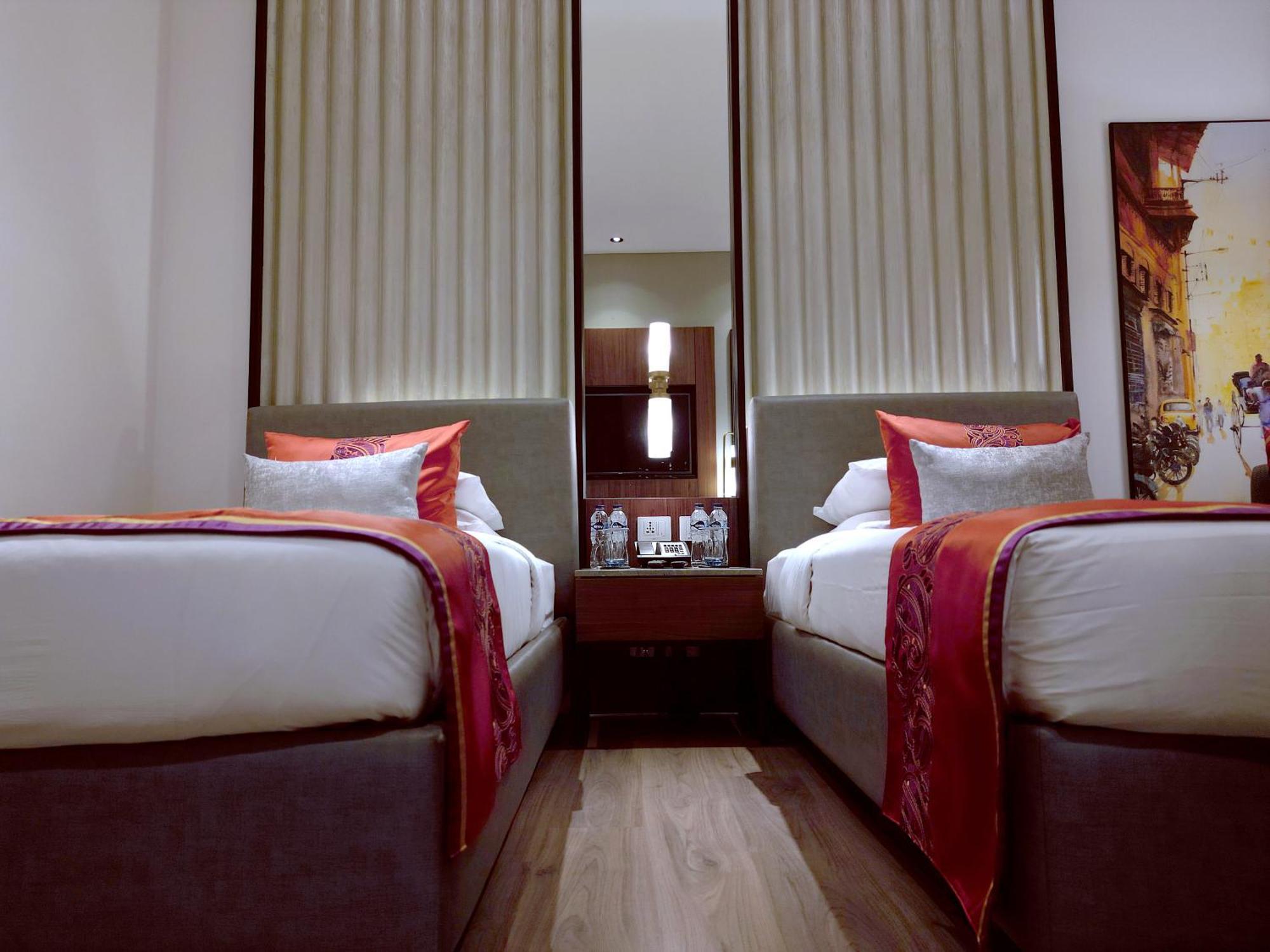 加尔各答威万塔em岔路酒店 外观 照片 Deluxe Twin Room