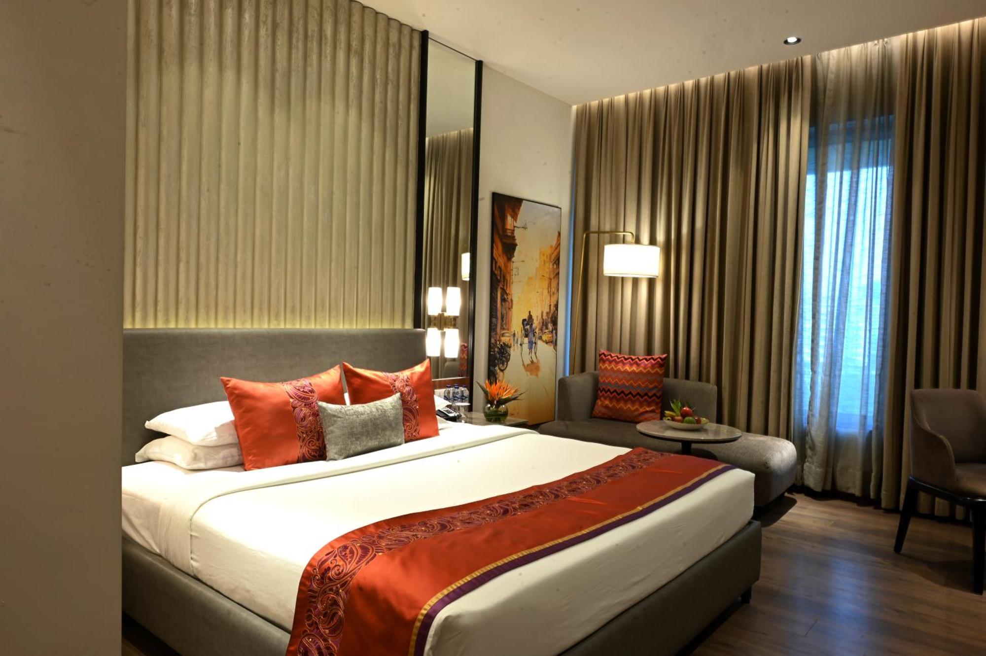 加尔各答威万塔em岔路酒店 外观 照片 A room at the Taj Bengal