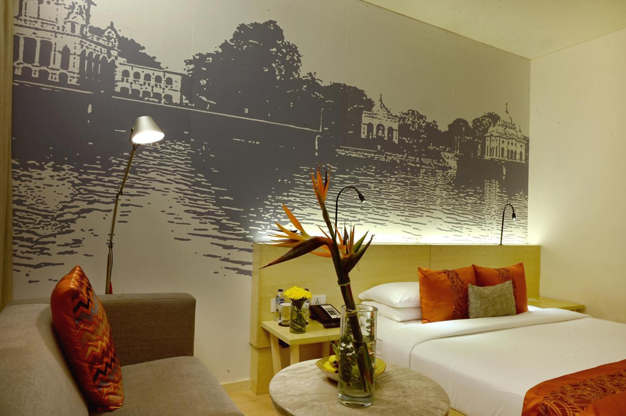 加尔各答威万塔em岔路酒店 外观 照片 A room at the hotel