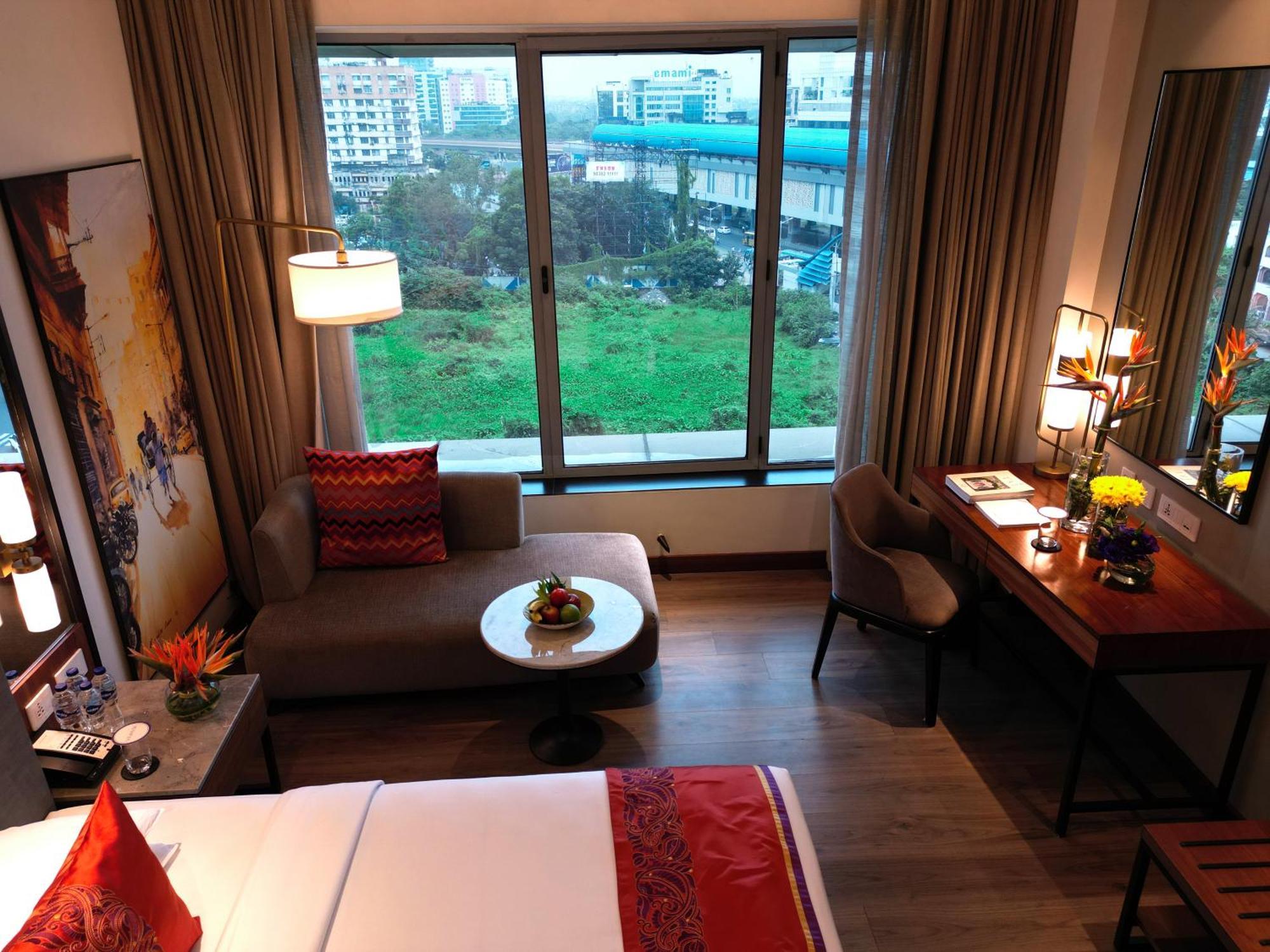 加尔各答威万塔em岔路酒店 外观 照片 A room at the hotel
