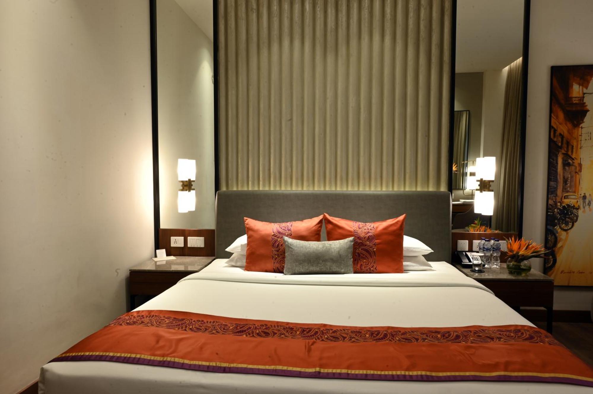 加尔各答威万塔em岔路酒店 外观 照片 A room at the Taj Bengal